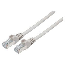 Intellinet Cable de Red Patch Cord Cat6A S/FTP LSZH Cobre 5 m Gris - RJ45 Macho Chapado en Oro