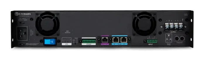 CROWN DCi 2-2400N Amplificador de potencia de dos canales 2400W 4Ω Blu Link 70V/100V CROWN DCi 2-2400N Amplificador de potencia de dos canales 2400W 4Ω Blu Link 70V/100V