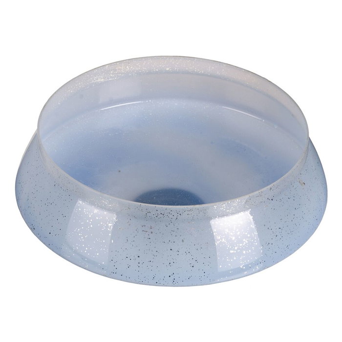 Ixia Centro de Mesa Azul Cristal Decoración 32 x 32 x 12 cm Ixia Centro de Mesa Azul Cristal Decoración 32 x 32 x 12 cm