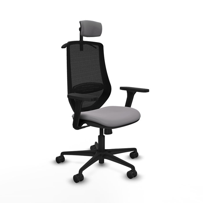 PIQUERAS Y CRESPO Silla de oficina Mardos con mecanismo Sincro, Gris y Negro PIQUERAS Y CRESPO Silla de oficina Mardos con mecanismo Sincro, Gris y Negro