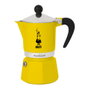 Bialetti Rainbow Cafetera Italiana 6 Tazas Amarilla