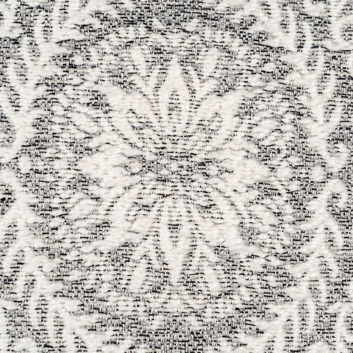 Cojín Blanco-Gris Algodón Decoración 40 X 60 cm (Set de 2)