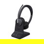 Yealink WH64 Auricular DECT Diadema Inalámbrico y Alámbrico para Oficina/Call Center, Bluetooth 5.3, USB-C, Negro