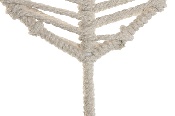 DKD Home Decor Decoración de Hojas de Algodón y Metal Blanco Surtido de 6 Piezas DKD Home Decor Decoración de Hojas de Algodón y Metal Blanco Surtido de 6 Piezas