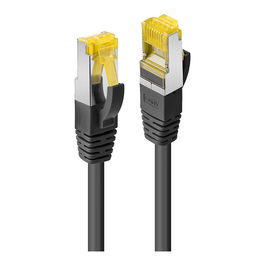 LINDY 42582 Patchkabel Cat6A S/FTP 30m LSZH, RJ45 Stecker, RoHS-konform, schwarz - LAN-Kabel, Gigabit-Ethernet