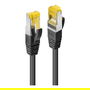 LINDY 42582 Patchkabel Cat6A S/FTP 30m LSZH, RJ45 Stecker, RoHS-konform, schwarz - LAN-Kabel, Gigabit-Ethernet