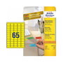 AVERY Zweckform Etiquetas 38,1 x 21,2 mm, amarillo