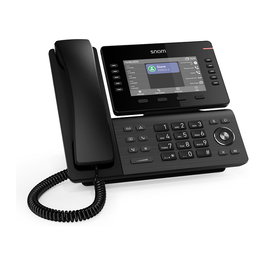 Snom D815WB Teléfono IP Negro con Pantalla IPS de 5" (12,7 cm), WiFi, Bluetooth, Gigabit Ethernet y PoE - 43 Teclas, 10 Programables