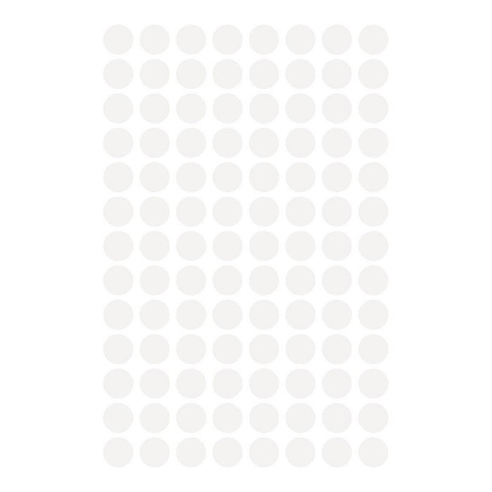 AVERY Zweckform Etiquetas Adhesivas Circulares Blancas Ø 8,0 mm, 416 Unidades
