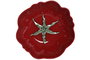 DKD Home Decor Ensaladera de Gres Tomate Rojo 28x27,5x10 cm