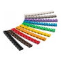 Goobay Clips de Marcado de Cables con Dígitos 0-9 Multicolor