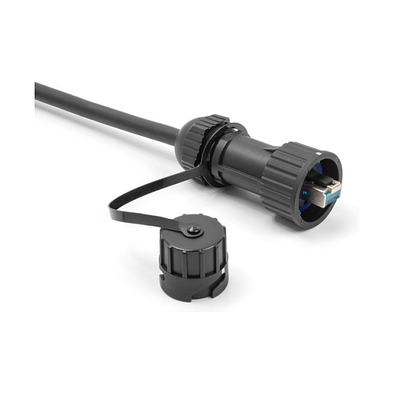 DeLOCK Tapa protectora para RJ45 macho 67049 IP68 negra