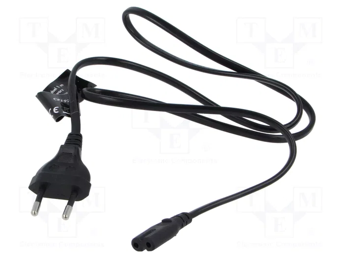 LogiLink Cable de alimentación CEE 7/16 a IEC C7, negro, 1 m LogiLink Cable de alimentación CEE 7/16 a IEC C7, negro, 1 m