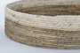 DKD Home Decor Cesta Tropical Bicolor Marron Set de 4 (2 Unidades) 56 x 56 x 13 cm