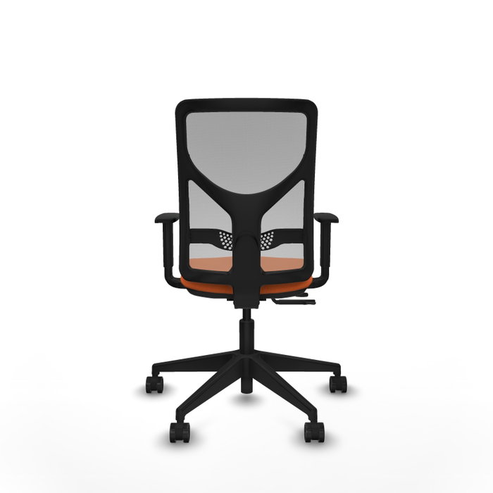 PIQUERAS Y CRESPO Silla de oficina Motilla Sincro/Traslack Naranja/Gris