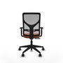 PIQUERAS Y CRESPO Silla de oficina Motilla Sincro/Traslack Naranja/Gris