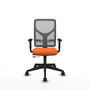 PIQUERAS Y CRESPO Silla de oficina Motilla Sincro/Traslack Naranja/Gris