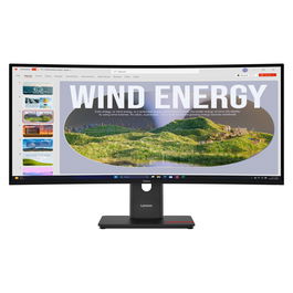 Lenovo Monitor T34WD-40 / 64AEGAT1EU Black de 34 pulgadas, panel curvo, USB-C, 144Hz, 1ms