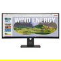 Lenovo Monitor T34WD-40 / 64AEGAT1EU Black de 34 pulgadas, panel curvo, USB-C, 144Hz, 1ms