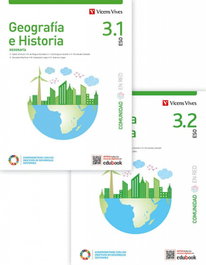 VICENS VIVES, GEOGRAFIA E HISTORIA 3 (3.1-3.2) COMUNIDAD EN RED - VICENS VIVES