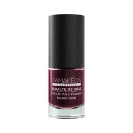 Camaleon Cosmetics Esmalte de Uñas Borgoña 6ml - Secado Rápido, Larga Duración, Brillo, Alta Cobertura, Vegano, Cruelty Free