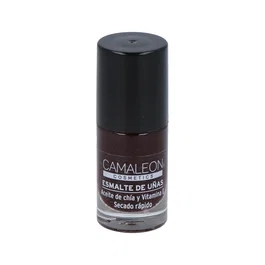 Camaleon Cosmetics Esmalte de Uñas Borgoña 6ml - Secado Rápido, Larga Duración, Brillo, Alta Cobertura, Vegano, Cruelty Free