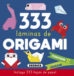 SUSAETA EDICIONES, 333 Láminas de origami azul