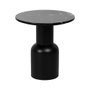 Mesita Negro Metal-Mármol 45 X 45 X 46 cm