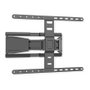 VALUE 17.99.1188 Soporte de pared para TV ultra-slim 43-90 pulgadas hasta 50 kg inclinable y giratorio Negro