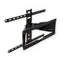 VALUE 17.99.1188 Soporte de pared para TV ultra-slim 43-90 pulgadas hasta 50 kg inclinable y giratorio Negro