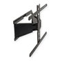 VALUE 17.99.1188 Soporte de pared para TV ultra-slim 43-90 pulgadas hasta 50 kg inclinable y giratorio Negro