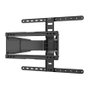 VALUE 17.99.1188 Soporte de pared para TV ultra-slim 43-90 pulgadas hasta 50 kg inclinable y giratorio Negro