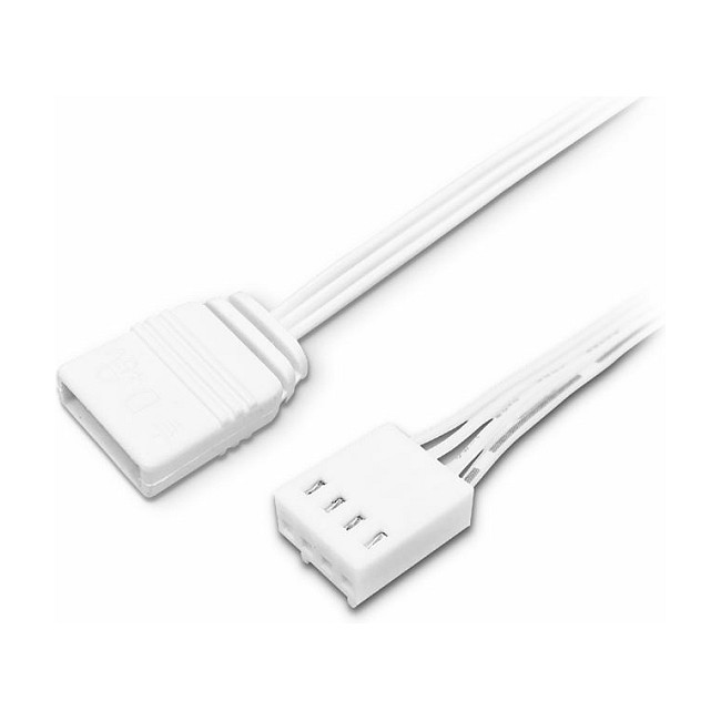 Sharkoon SHARK Blades PWM RGB Ventilador 120mm Blanco, 11 Aspas, 400-1400 RPM, 94.8 m3/h Flujo de Aire, 24.8 dB, 20 LED RGB, 3-pin + 4-pin