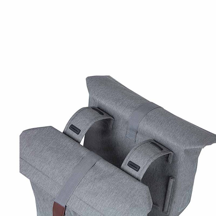 Basil Alforjas City 28-32L Reflectantes Gris Basil Alforjas City 28-32L Reflectantes Gris