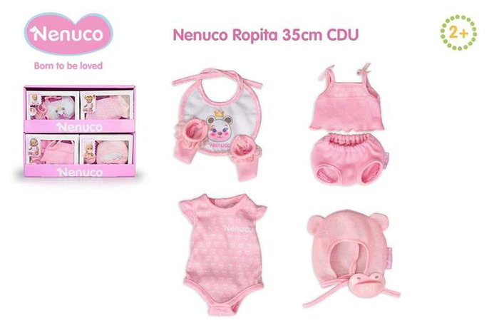 Famosa Ropa para Muñeco Nenuco 35 cm - Modelos Surtidos Talla 0-3 Meses