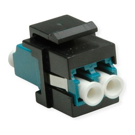 ROLINE Adaptador de fibra óptica Keystone LWL-Adapter LC/LC Duplex Monomodo OS2