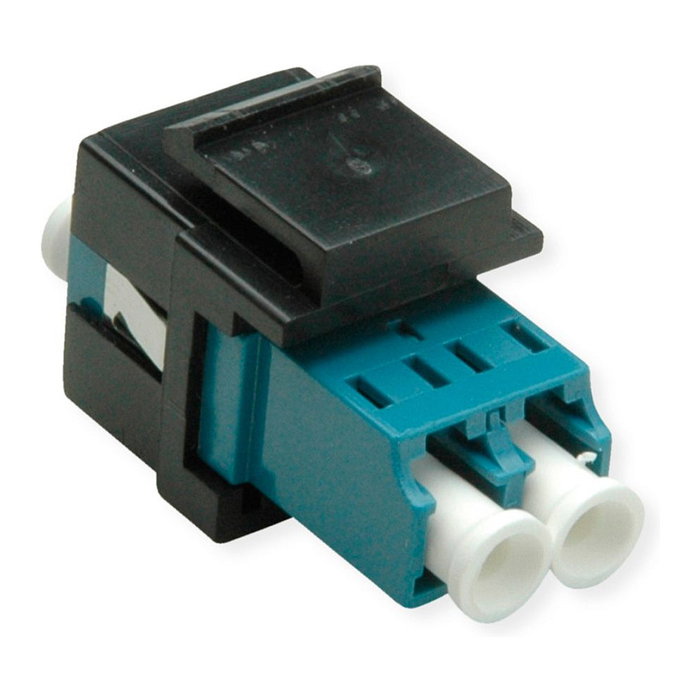 ROLINE Adaptador de fibra óptica Keystone LWL-Adapter LC/LC Duplex Monomodo OS2