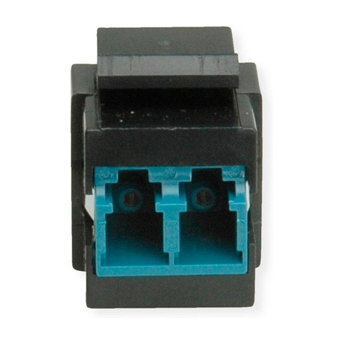 ROLINE Adaptador de fibra óptica Keystone LWL-Adapter LC/LC Duplex Monomodo OS2