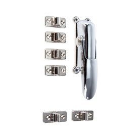 HERRAJES ALK Oboyisureo con Accesorios, Acabado Oro para Puertas y Ventanas, Herrajes de Alta Calidad