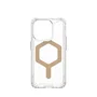 Urban Armor Gear 114286114381 Funda Plyo Series para Apple iPhone 15 Pro - 15.5 cm (6.1") - Oro Transparente - Resistente a Impactos y Compatible con MagSafe - PC y TPU