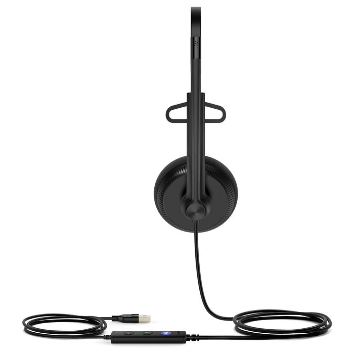 Yealink UH34 Lite Mono Teams Auriculares USB Negro con Micrófono Unidireccional con Cancelación de Ruido, 28 mm, 1.2 m Yealink UH34 Lite Mono Teams Auriculares USB Negro con Micrófono Unidireccional con Cancelación de Ruido, 28 mm, 1.2 m