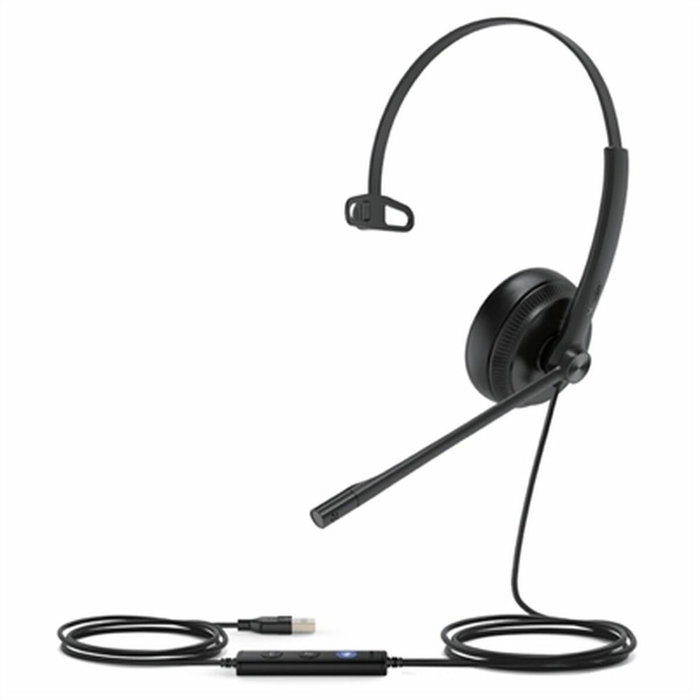 Yealink UH34 Lite Mono Teams Auriculares USB Negro con Micrófono Unidireccional con Cancelación de Ruido, 28 mm, 1.2 m Yealink UH34 Lite Mono Teams Auriculares USB Negro con Micrófono Unidireccional con Cancelación de Ruido, 28 mm, 1.2 m