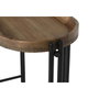 DKD Home Decor Consola de Madera y Metal Marrón y Negro 115x40x75 cm