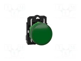 SCHNEIDER ELECTRIC Lámpara de control Harmony XB5 verde 22mm