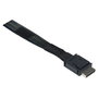 Inter-Tech Kabel SFF 8611-4i - SFF 8639, SATA Power 0,75m