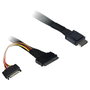 Inter-Tech Kabel SFF 8611-4i - SFF 8639, SATA Power 0,75m