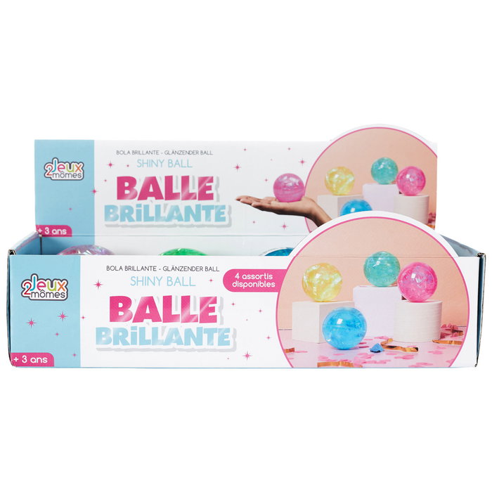 Jeux 2 momes Pelota Brillante Seche Pleure Colores Surtidos