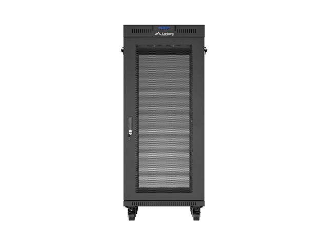 LANBERG Armario Rack Independiente 27U 600x800 Negro con Panel LCD