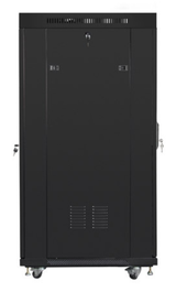 Lanberg FF01-6827-23BL Armario Rack 27U Independiente Negro