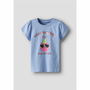 Camiseta de Manga Corta Infantil Name It Nmfvibeke Capsl Serenity Añil 7-9 Años